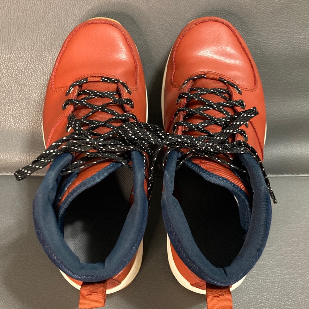 Nike Manoa Leather SE Boots Rugged Orange Denim Gum men's 8 - Picture 5 of 8